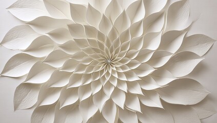 Stunning White Paper Flower Design.