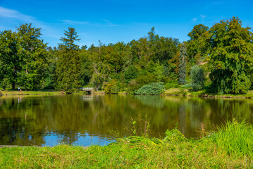 Castle park at Horsovsky Tyn in Czech republic