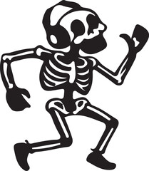 vector illustration of a skull