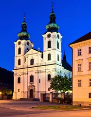 Fototapeta premium Evening view of a church