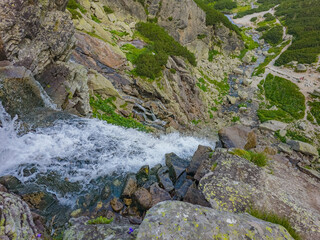 Skok waterfall in high Tatras national park in Slovakia © dudlajzov