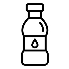 Water Bottle  Icon Element For Design