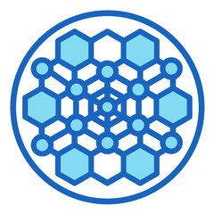 Fullerene  Icon Element For Design