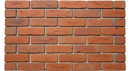 Obraz premium Rustic red brick wall texture offering authentic vintage charm perfect for architectural design backdrops and warm interior renovations