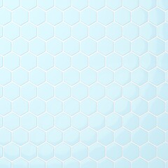 背景素材_タイル_六角形_水色