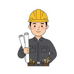 civil engineer illustration 