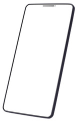 3D素材_スマートフォン_ブラック