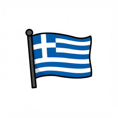 Greece Flag illustration