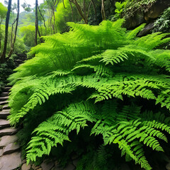 Maidenhair Fern at Ang-Khang Hill , Chiangmai