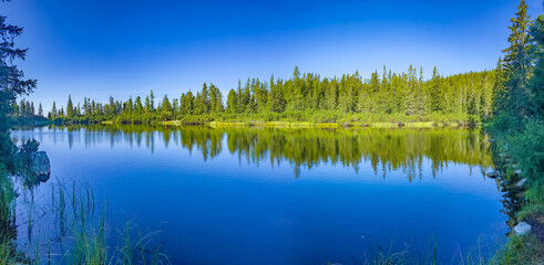 Jamske pleso lake in High Tatras in Slovakia