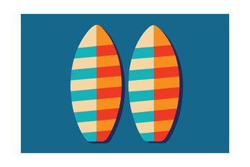 surf board vector illustration design icon summer art 