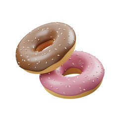 donut isolated on white background