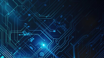 Immersive Technology-Themed Backgrounds: Elevating Digital Spaces with Dynamic Blue Lines—Blending Futuristic Aesthetics, Functional Design, and Visual Cohesion for Screens, Presentations, and Creativ