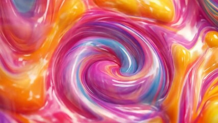 Abstract swirling colors background