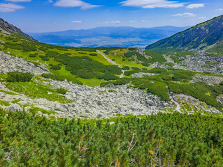 Furkotska dolina in High Tatras national park in Slovakia © dudlajzov