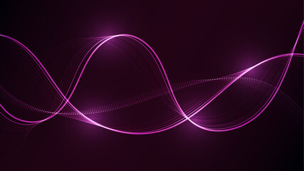 Luminous light curves for modern vector design on your website wallpaper.