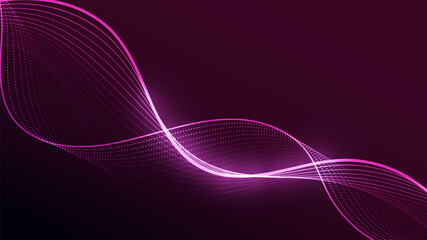 Luminous light curves for modern vector design on your website wallpaper.