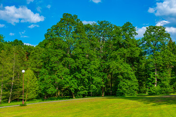 Konopsite palace park in Czech republic