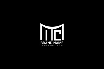 IC Letter Logo Design Modern Minimal Monogram Branding Template Creative Business Identity
