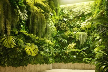 Vertical Garden Lush Green Wall Decor