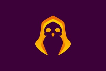 An illustration of an owl witch