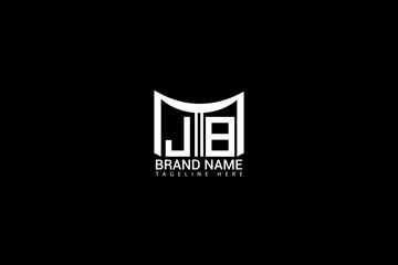 Minimal JB Letter Logo Design Modern Monogram Branding & Business Identity