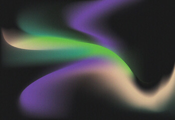 Abstract Color Flow with Beige, Green, and Purple Tones