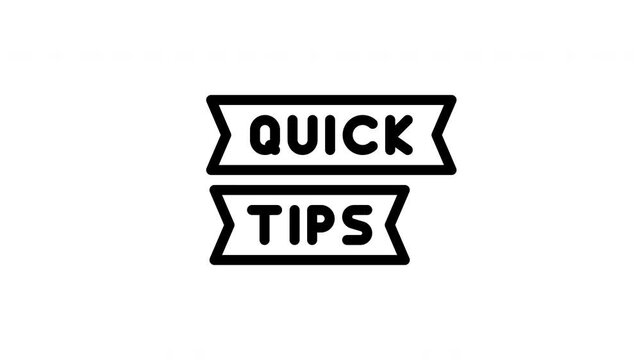 quick tips minimalist stroke animation