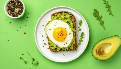 Avocado and Egg Toast