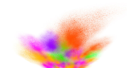 Obraz premium Artistic Splash of Bright Festival Powder Colors