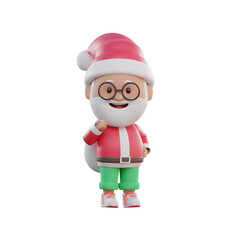3d santa claus