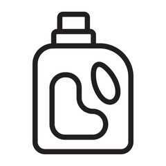 House and Chores Line Icon