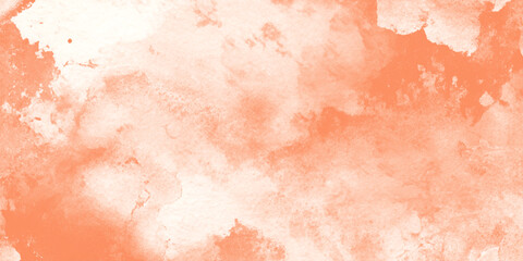 Soft orange watercolor textured background with gentle brush strokes, delicate gradient tones, abstract artistic design perfect for digital art, creative projects, modern print.