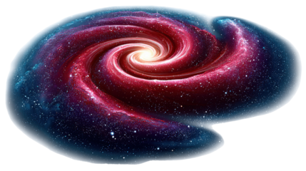 spiral galaxy in space