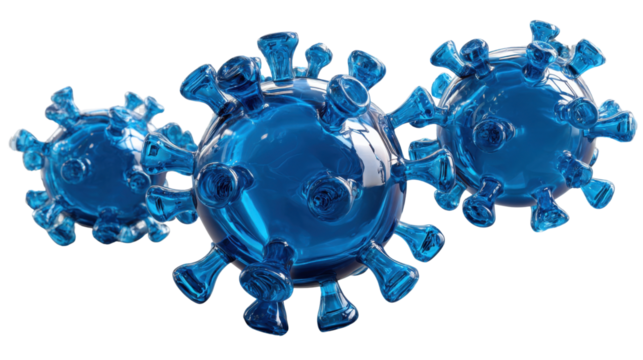 blue paint splashes collide