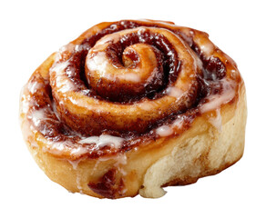 Baking delicious cinnamon rolls home kitchen food cozy atmosphere isolated on transparent background