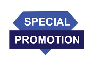 special promotion sticker. special promotion square sign. special promotion. peeler