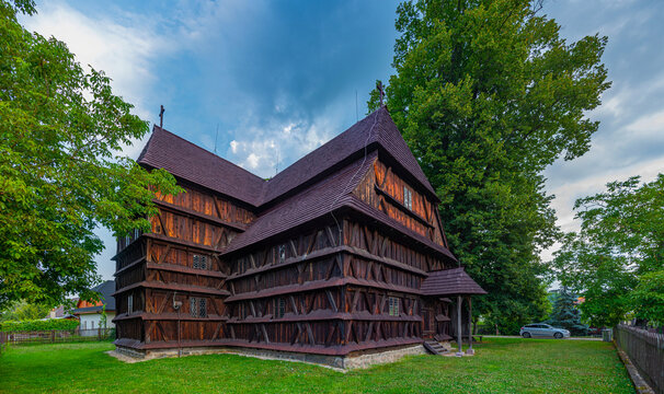 Articular wooden church in Hronsek, Slovakia