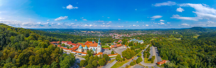 Fototapeta premium Kalwaria Zebrzydowska monastery in Poland during a sunny day