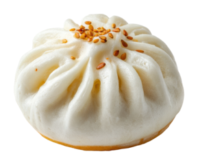 Steamed bun cooking process kitchen food natural light isolated on transparent background