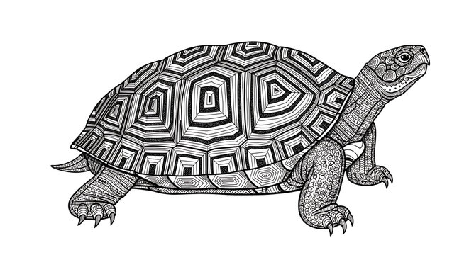 Patterned Turtle Shell Design