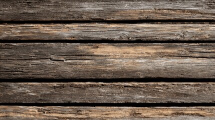 Fototapeta premium Aged, horizontal wood planks
