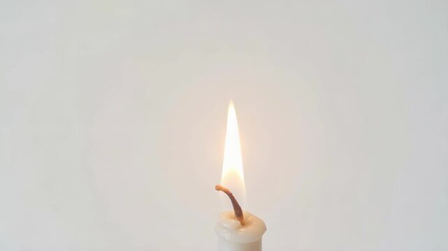 burning candle 