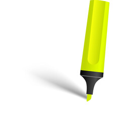 vector illustration of highlighter