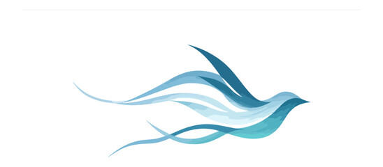 Abstract birds in flight