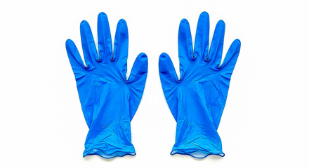 Obraz premium Surgical Gloves Isolated .Medical Protective Supply