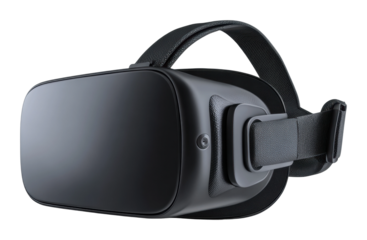 Virtual reality experience tech event vr headset isolated on transparent background