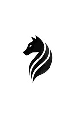 Abstract animal logo design graphic