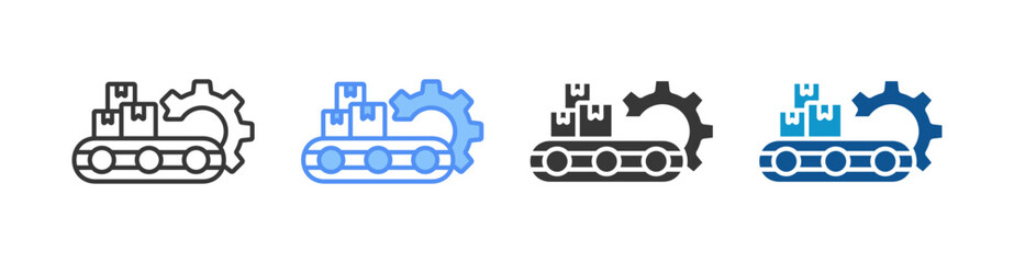 Quality Control Icon Set Multiple Style Collection