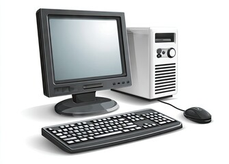 Fototapeta premium Desktop Computer Setup